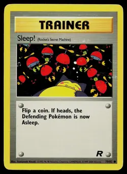 Pokemon Card Team Rocket Sleep! 79/82 Common - Image 1