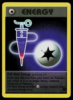 Pokemon Card Team Rocket Full Heal Energy 81/82 Uncommon - Image 1