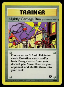 Pokemon Card Team Rocket Nightly Garbage Run 77/82 Uncommon - Image 1