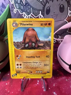 Piloswine Skyridge Regular E-Reader Card 43/144 NM Condition - Image 1