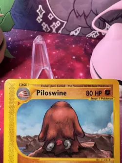 Piloswine Skyridge Regular E-Reader Card 43/144 NM Condition - Image 2
