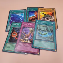 Vintage 1996 YuGiOh Cards Mixed Lot of 115 HP-DMG Condition - Image 4