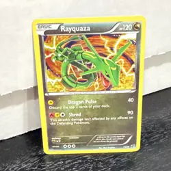 Pokemon - TCG Rayquaza Trading Card Dragon Vault Holo Rare 11/20 (2012) - Image 1