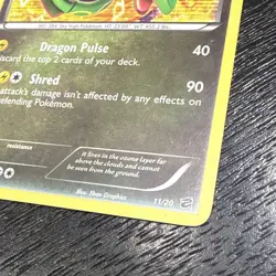 Pokemon - TCG Rayquaza Trading Card Dragon Vault Holo Rare 11/20 (2012) - Image 3