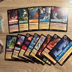 Disney Lorcana TCG Whispers in the Well lot of 13 cards 5 Super Rare + 8 Rare - Image 3