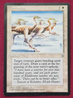 Magic The Gathering ICE AGE FORMATION white card MTG - Image 1