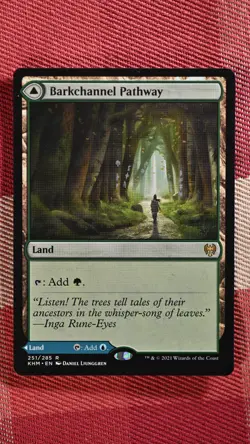 Barkchannel Pathway Kaldheim Regular Tidechannel MTG Rare - Image 1