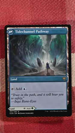 Barkchannel Pathway Kaldheim Regular Tidechannel MTG Rare - Image 2