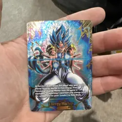 Gogeta Blue Dragon Ball Super Card Game Energy Marker Foil E-126 English Promo - Image 1