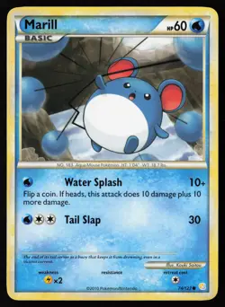 Marill #15 Gyarados & Raichu Pokemon Card - Image 1