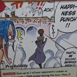 3x OP04 Pre-Release One Piece Cards (Nami Happiness Punch OP04-017 + Bonus) NM - Image 3