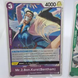 3x OP04 Pre-Release One Piece Cards (Nami Happiness Punch OP04-017 + Bonus) NM - Image 4