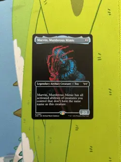 Marvin, Murderous Mimic Showcase MTG Duskmourn TCG Magic The Gathering Card 2024 - Image 1