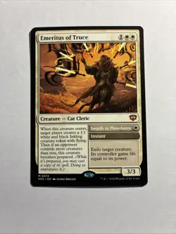 Emeritus of Truce - Secrets of Strixhaven MTG Plus Bonus Card!!! - Image 1