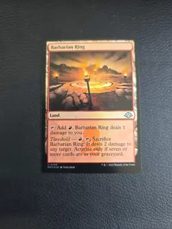 Barbarian Ring NM FOIL Modern Horizons 3 MTG MH3 Magic Land Card - Image 1
