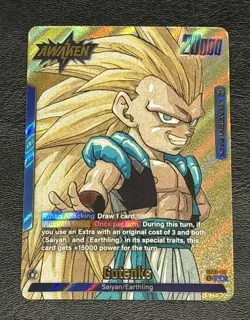 Dragon Ball Super Gotenks Awaken Leader Gold Foil 20000 Power DBS Card - Image 3