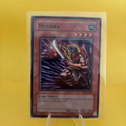 Yugioh Mudora DCR-076 unlimited edition near mint condition card - Image 1