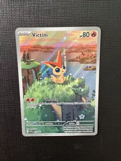 SV: Scarlet & Violet Promo Illustration Rare Cards #208 Victini - Image 2