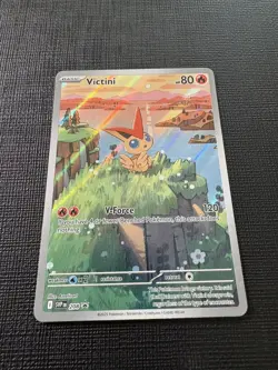 SV: Scarlet & Violet Promo Illustration Rare Cards #208 Victini - Image 3
