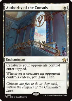 Authority of the Consuls - FDN 0137 - NM - MTG Magic - Image 1