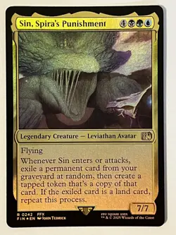 Sin, Spira's Punishment Final Fantasy Foil MTG - Image 1
