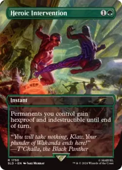 Heroic Intervention (Rainbow Foil) Secret Lair Drop Foil - Image 1
