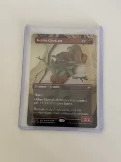 Goblin Chieftain (Borderless) #135 (Foil) (NM) Special Guests SPG Magic MTG - Image 1
