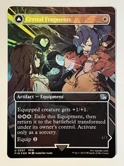 Crystal Fragments (Borderless) Final Fantasy Foil MTG - Image 1