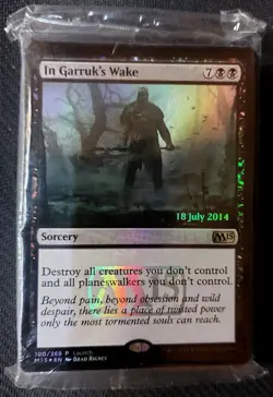 FOIL IN GARRUK'S WAKE - M15 Promo - MTG - Magic the Gathering - NM - Image 1