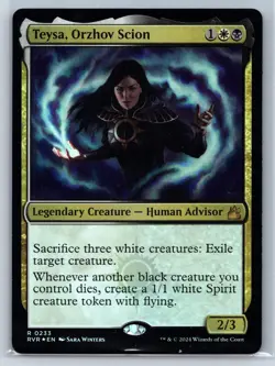 TEYSA, ORZHOV SCION 233 RARE RAVNICA REMASTERED MAGIC: THE GATHERING FOIL NM - Image 1