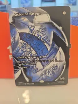 MTG Arcbound Ravager 14 Mythic Borderless TMNT Source Material - Image 1