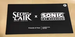 Sealed MTG Secret Lair X Sonic The Hedgehog Friends & Foes Rainbow Foil Edition - Image 1