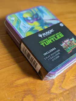 Magic The Gathering Teenage Mutant Ninja Turtles LIMITED DONATELLO BOOSTER TIN - Image 3