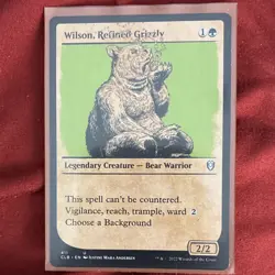 Wizards of the Coast Wilson Refined Grizzly Legendary Creature Green CLB 411 - Image 1