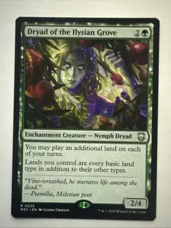 MTG Dryad of the Ilysian Grove 0225 Reg Modern Horizons 3 Commander NM M3C - Image 1