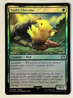 Sazh's Chocobo Final Fantasy Foil NM MTG - Image 1