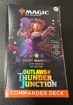 Magic the Gathering MTG Outlaws of Thunder Junction Most Wanted Commander Deck - Image 1