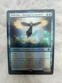 MTG Malcolm, Alluring Scoundrel - Foil, The Lost Caverns of Ixalan, Lightly Play - Image 1