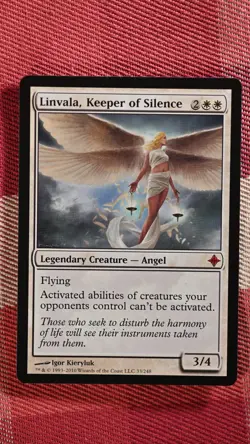 Linvala, Keeper of Silence Rise of the Eldrazi Regular MTG Mythic - Image 1