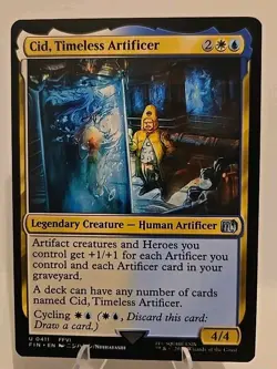 Cid, Timeless Artificer (0411) MTG Final Fantasy Regular - Image 1