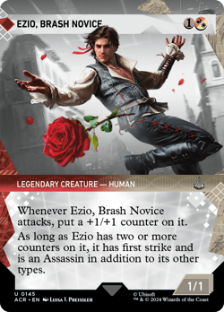 Ezio, Brash Novice (REGULAR) x1 - MTG Assassin's Creed ACR #145 - Image 1