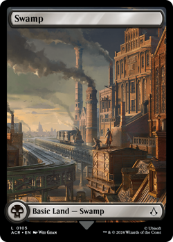 Swamp (REGULAR) x1 - MTG Assassin's Creed ACR #105 - Image 1