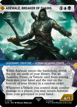 Adewale, Breaker of Chains (REGULAR) x1 - MTG Assassin's Creed ACR #136 - Image 1