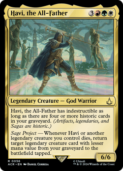 Havi, the All-Father (REGULAR) x1 - MTG Assassin's Creed ACR #56 - Image 1