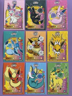 Let's Go Eevee Card Database - Eeveelutions - Flowers Set - Image 1