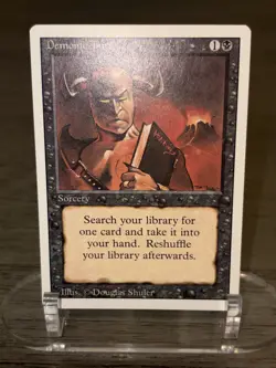 MTG Demonic Tutor Revised Magic the Gathering NM 🔥 (C) - Image 1