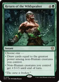 NM Return of the Wildspeaker, MTG, Lorwyn Eclipsed, Magic the Gathering, 115 - Image 1