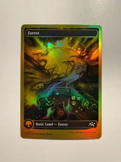 Forest (0511) (First-Place Foil) 511 MTG Aetherdrift Foil - Image 1