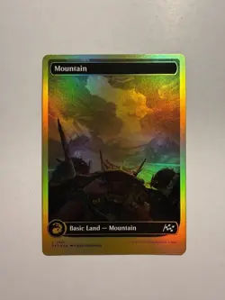 Mountain (0510) (First-Place Foil) 510 MTG Aetherdrift Foil - Image 1