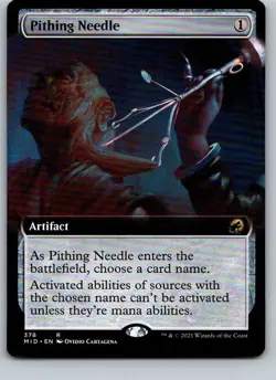 Pithing Needle (Extended Art) Innistrad: Midnight Hunt Regular - Image 1